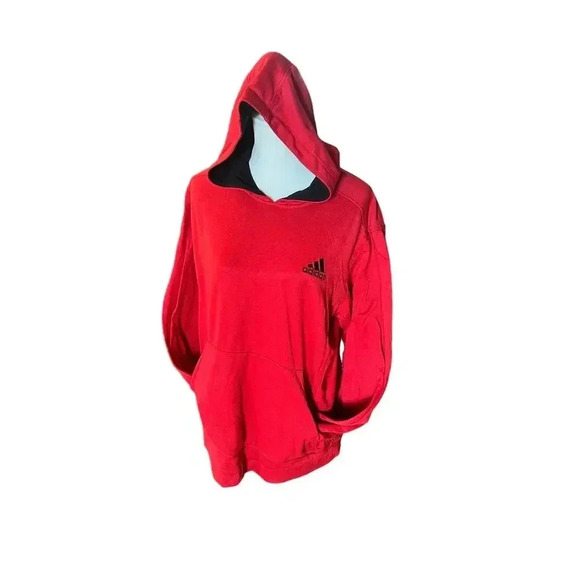 adidas the go to hoodie red mens size large - Picture 3 of 9